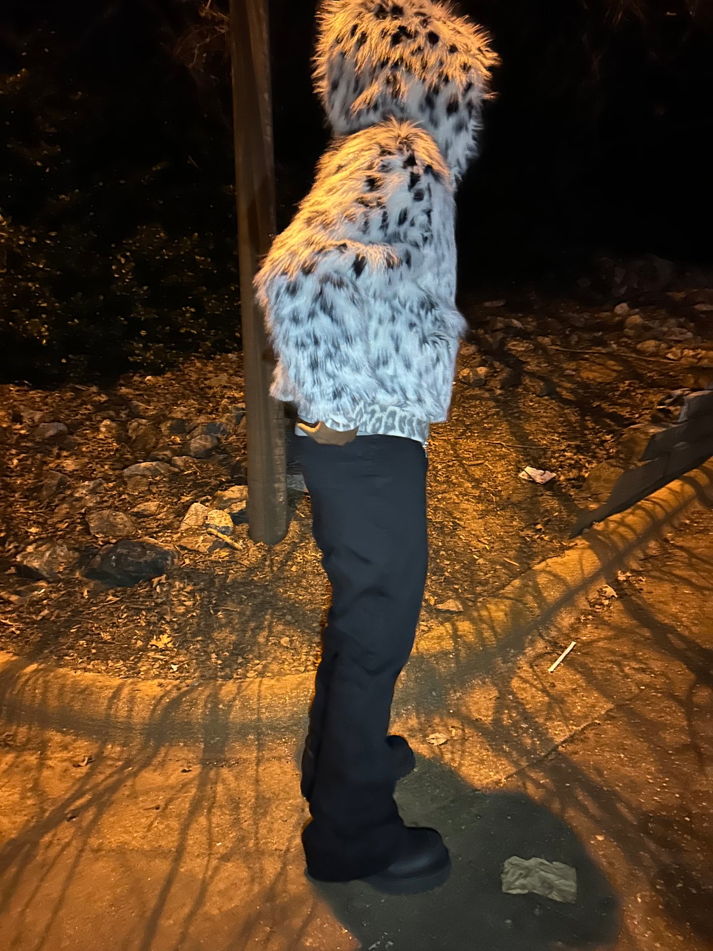 CRUELLA DEVILE FUR HOODIE