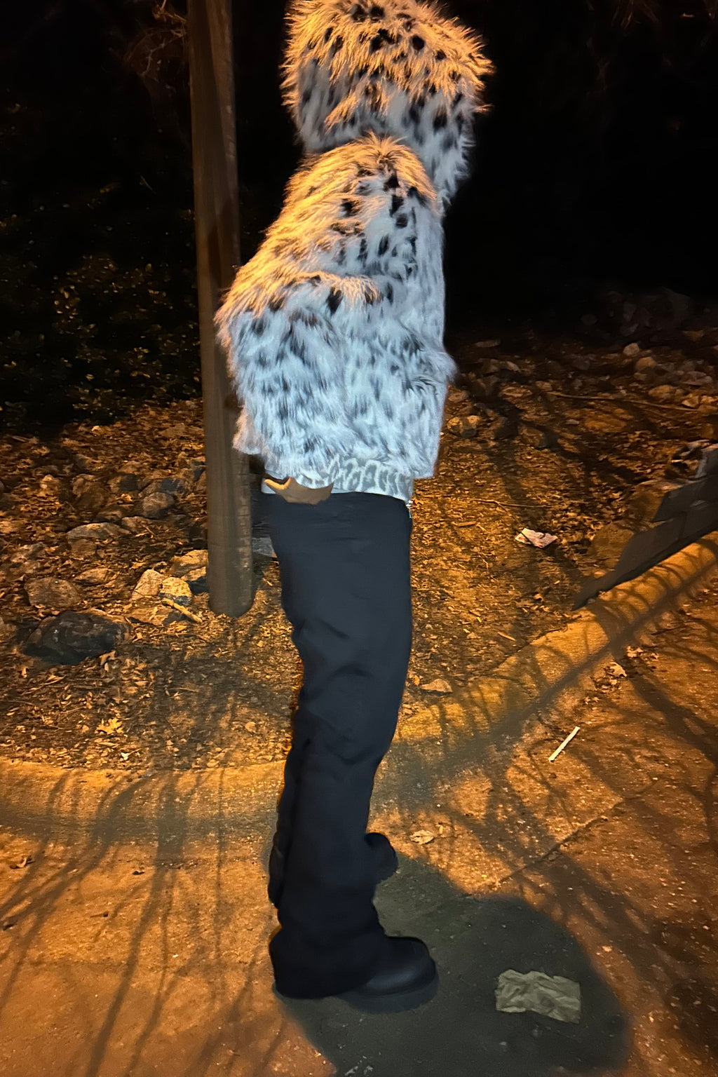 CRUELLA DEVILE FUR HOODIE